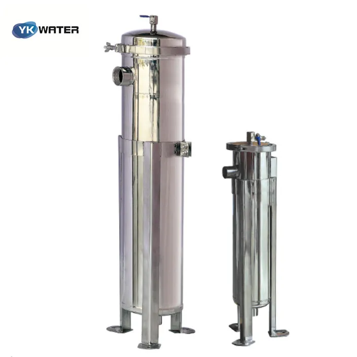 Stainless Steel #2 #4 Size Basket Cartridge Bag Filter Housing Remove Chlorine From The Water