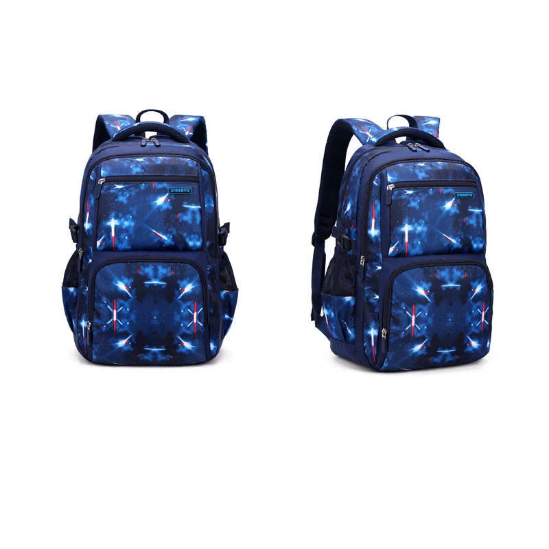 Large -capacity starry sky pattern bookbag is suitable for traveling schools to use backpacks