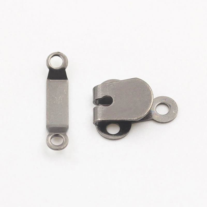 Nickle Free Hook and Bar Closure Eco-friendly Trousers Closures 4 Parts Hooks and  Bars