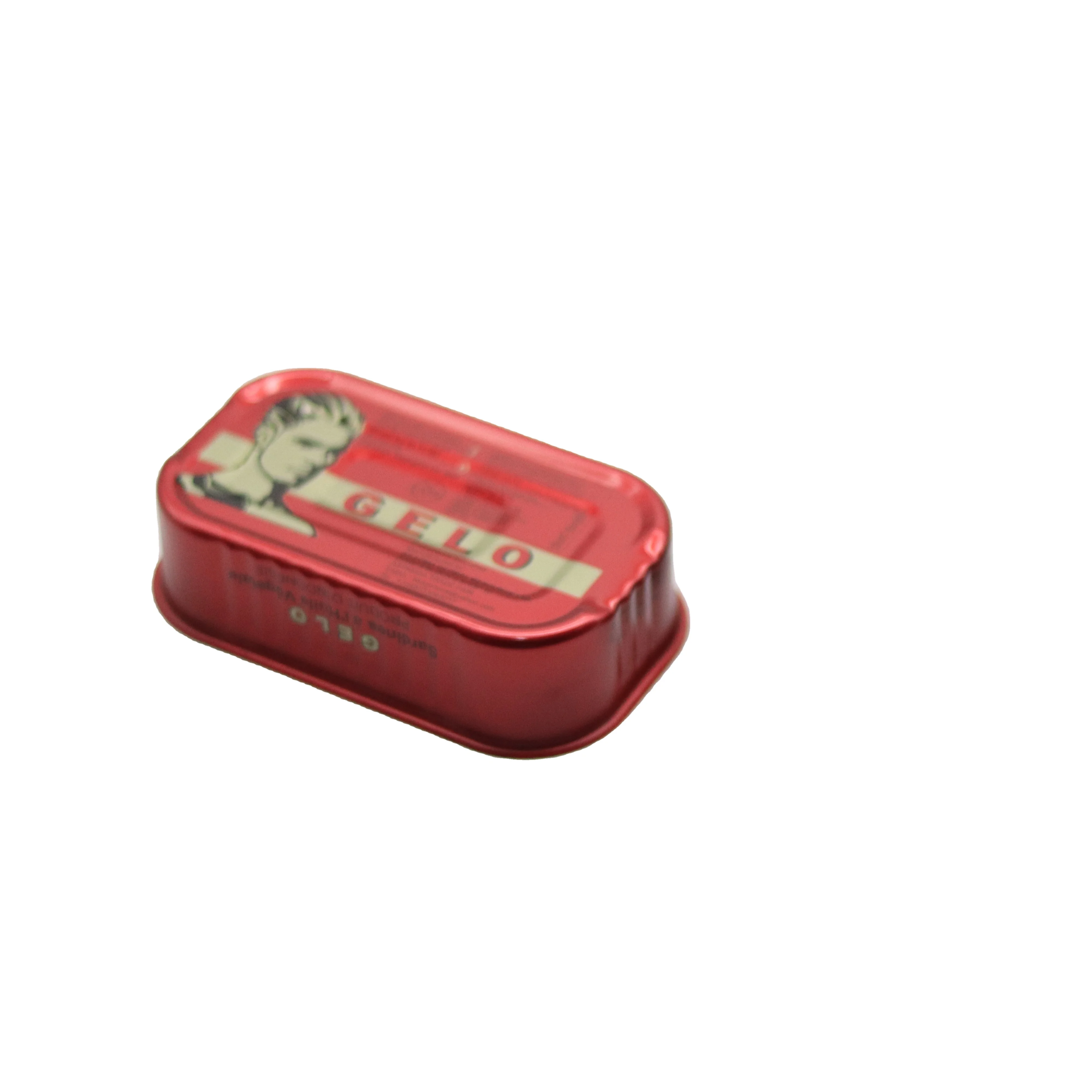 125g  1/4 club  tin can rectangle empty can for titus sardines canned  manufacturers