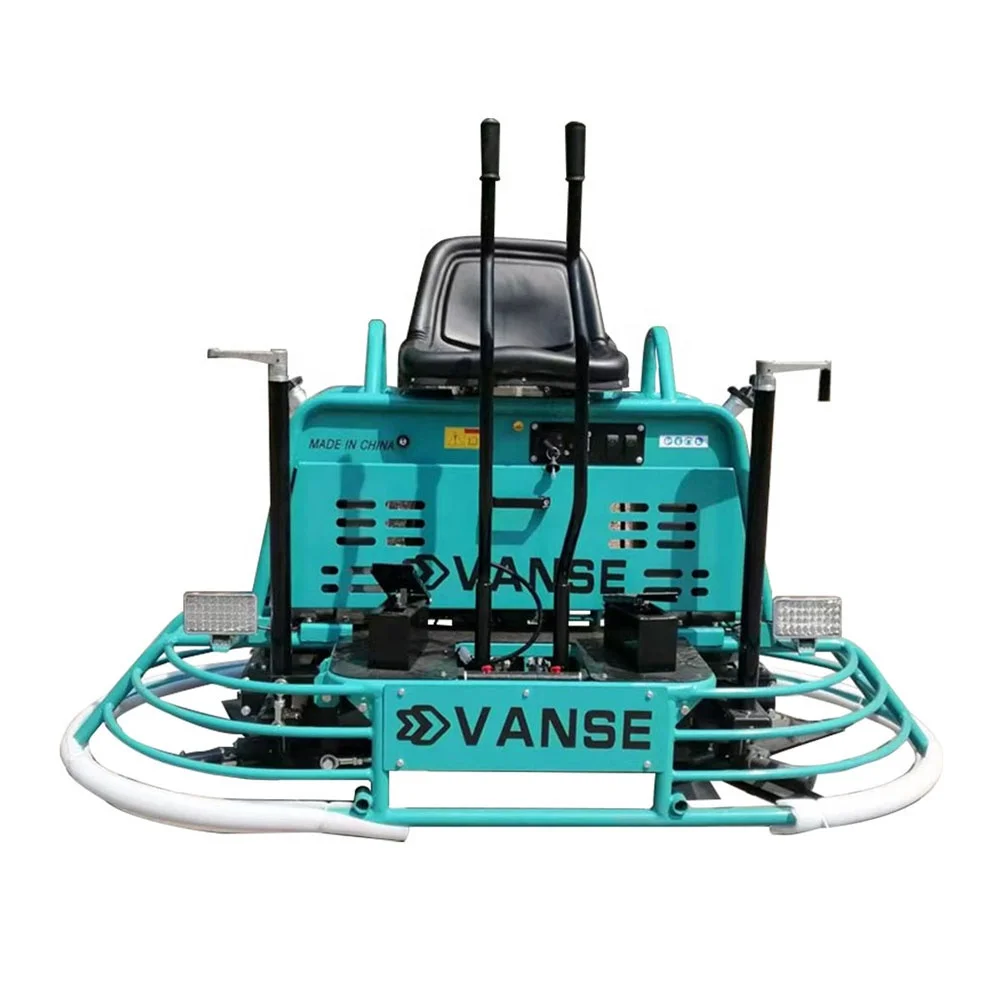 VANSE VS836 Hot Wholesale 25HP Ride On Power Trowel Gasoline Engine Concrete Power Trowel With Honda GX690 For Sale