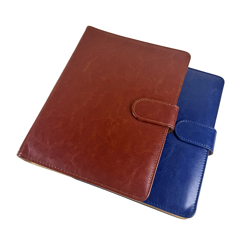 2025 Custom Logo Notebook A5 Size Multiple Colors Spiral Style Fabric/PVC/PP Cover Leather Hardcover Box Loose-leaf Writing