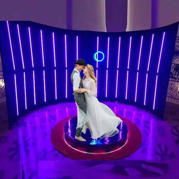 Free Custom Logo 360 Photo Booth Machine Slow Motion Rotating For Wedding Party Olylo 360 Photo Booth Machine 100Cm