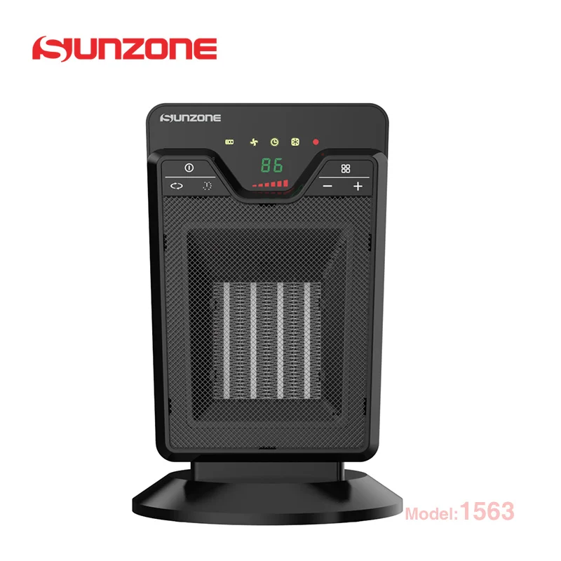 1500w  2000w Electronic PTC Ceramic Fan Heater with Remote Control 72 Degree oscillation