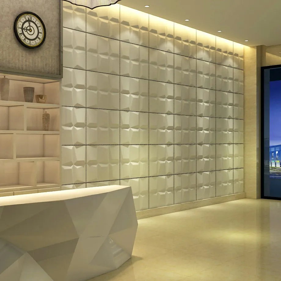 Leather Pu 3d Wall Panels Making Machine Mold Gypsum