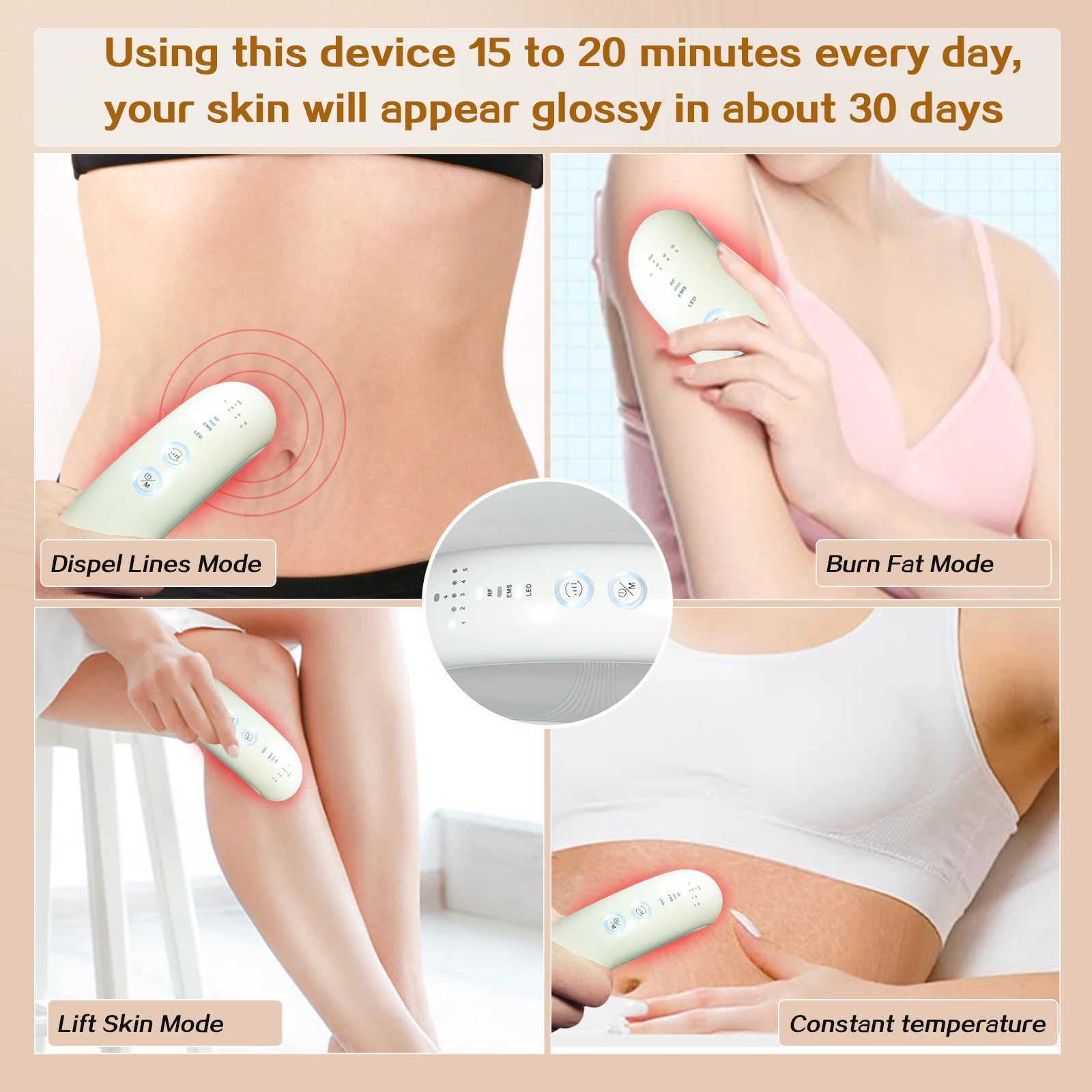 Newest  Weight loss slimming body beauty device equipment Fat Iron Iron off stubborn fat & stretch marks