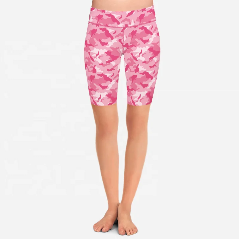 2021 custom Camo printing bike shorts High Waisted Mountain Bike Cycling Shorts With Logo