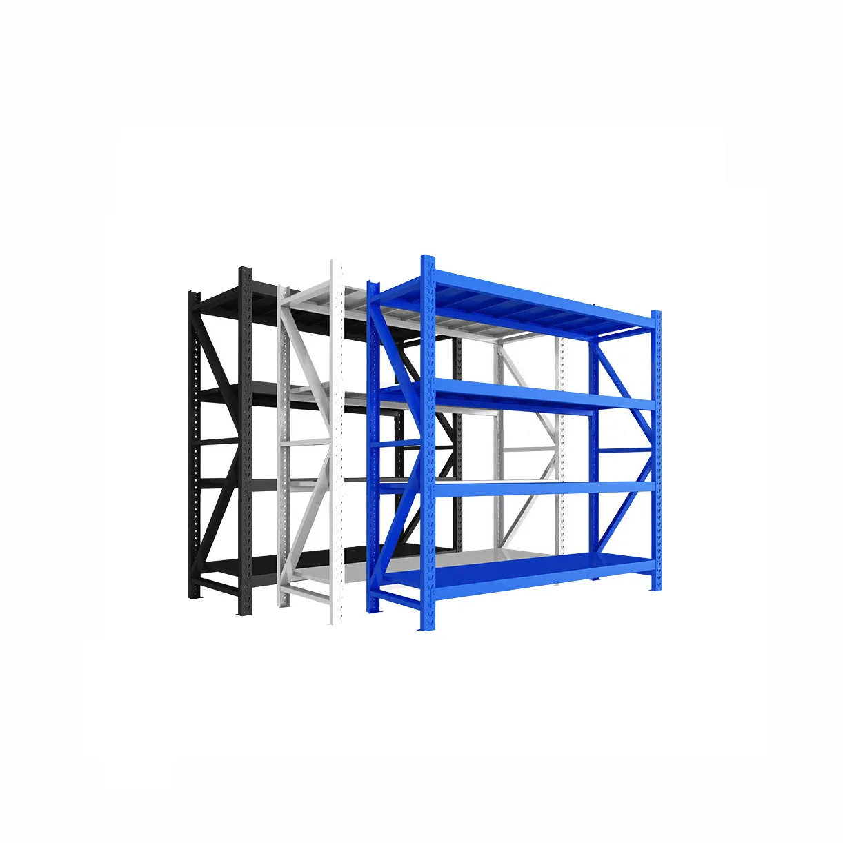 Racking Adjustable Warehouse Storage Medium Duty Rack Metal Boltless Shelf And Racks