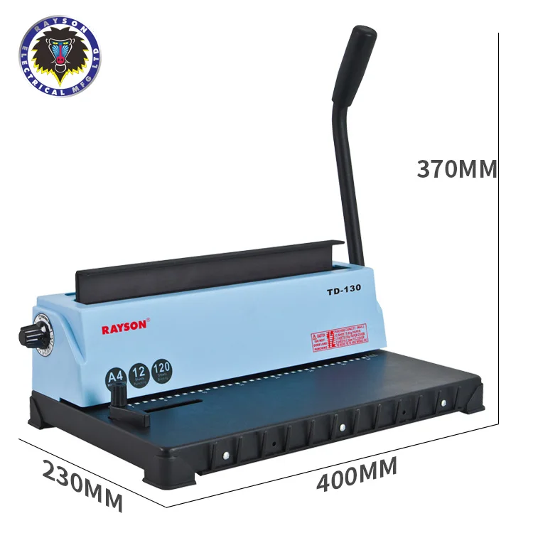 Hot Selling Binder Office Stationery Wire Binding Machine Manual Factory Direct Prices