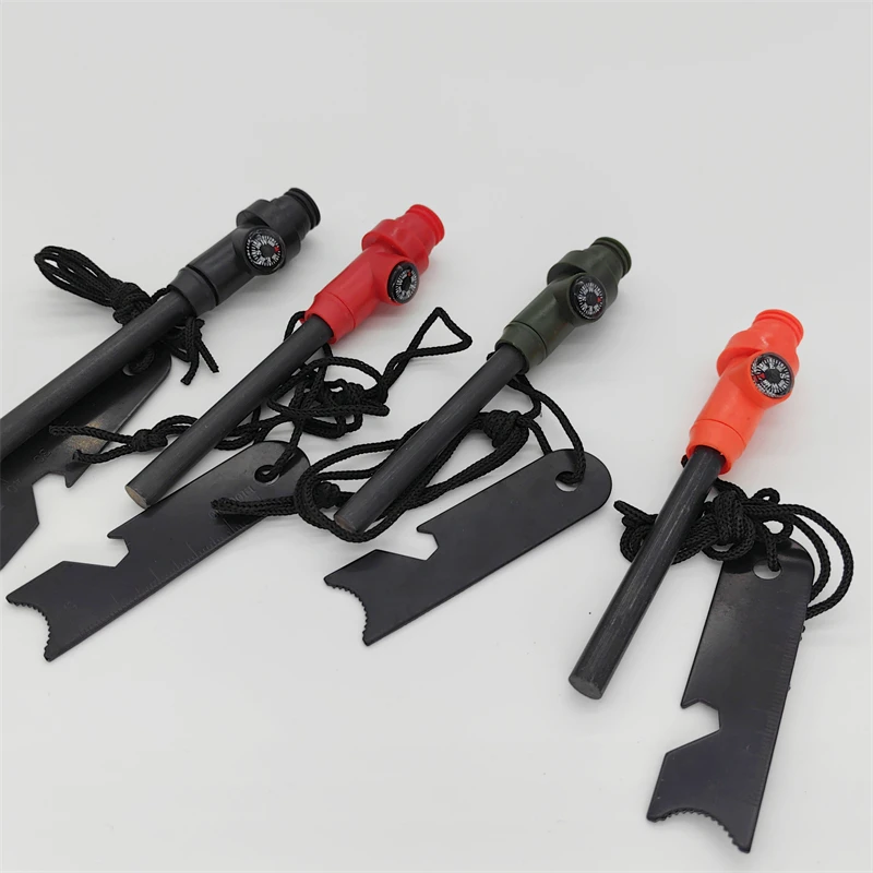 -3xc camping equipment  fire starter outdoor survival wholesale Handle Flint Fire Starter Sparking Ferrocerium