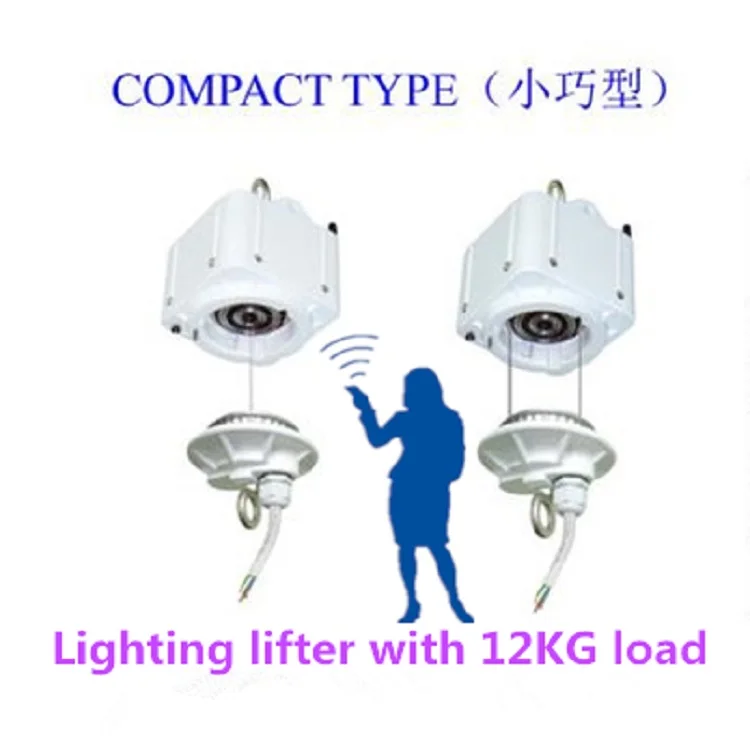 
Lighting Lifter Chandelier Hoist 10m 15m 12kgs 15kgs LED High Bay Lighting Lifter 
