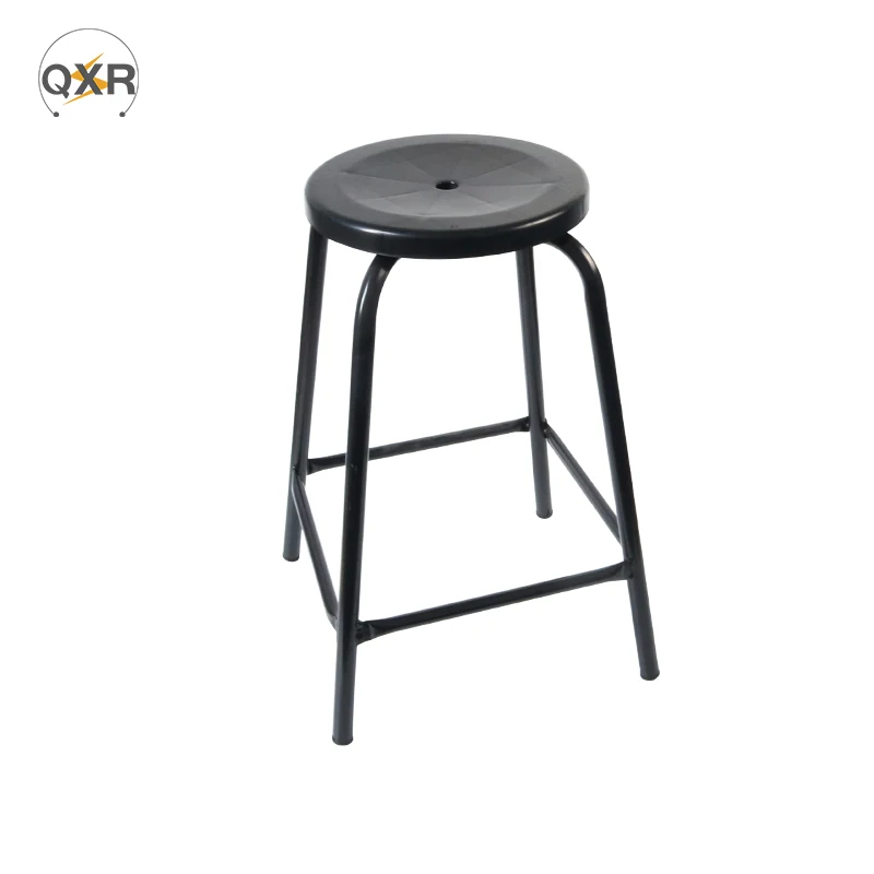 Qxr Q-FWSPP55 50 см PP эргономичный прочный инженерный антистатический черного цвета с круглым носком Антистатический стул