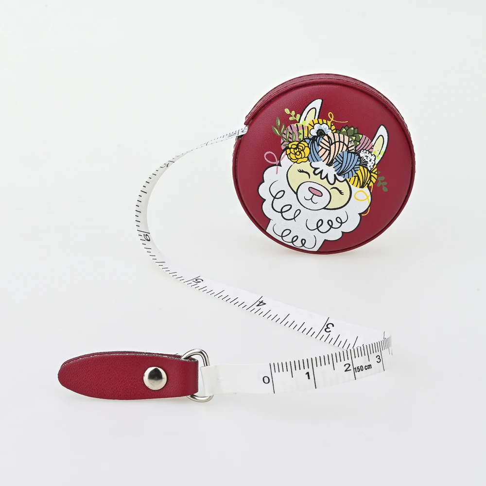 Measurement rules 150 cm soft PU leather customized LOGO measuring tape other measuring gauging tools