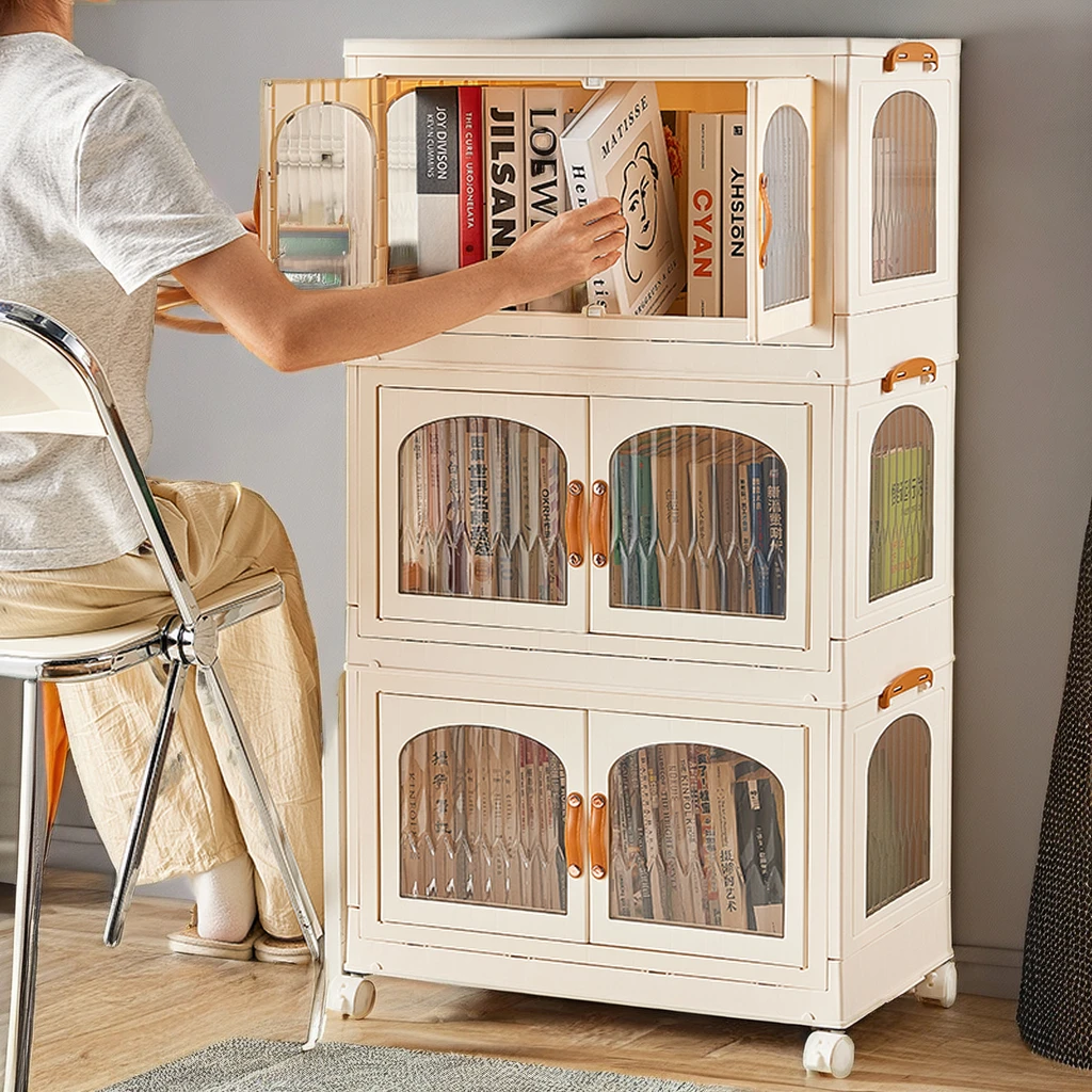 Collapsible Storage Bin Plastic Closet Organizer Cabinet Manufacturer Folding Plastic Storage Box