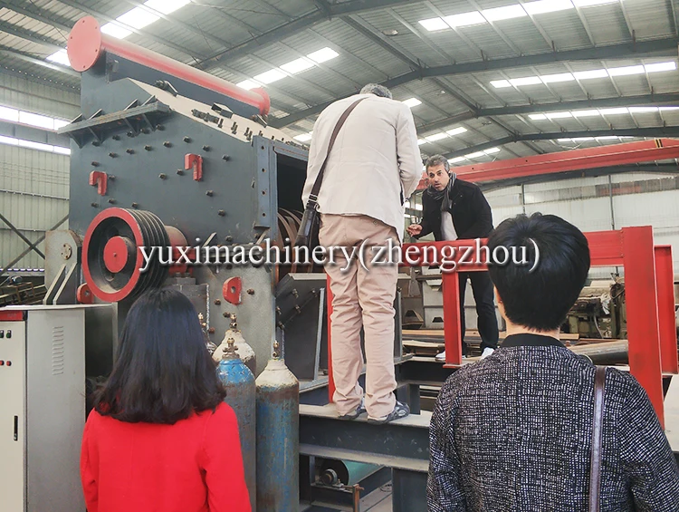 Commercial Small Electric Hydraulic Aluminum Cans Crusher Metal Crushing Cast Ore Iron Scrap Crusher Machine