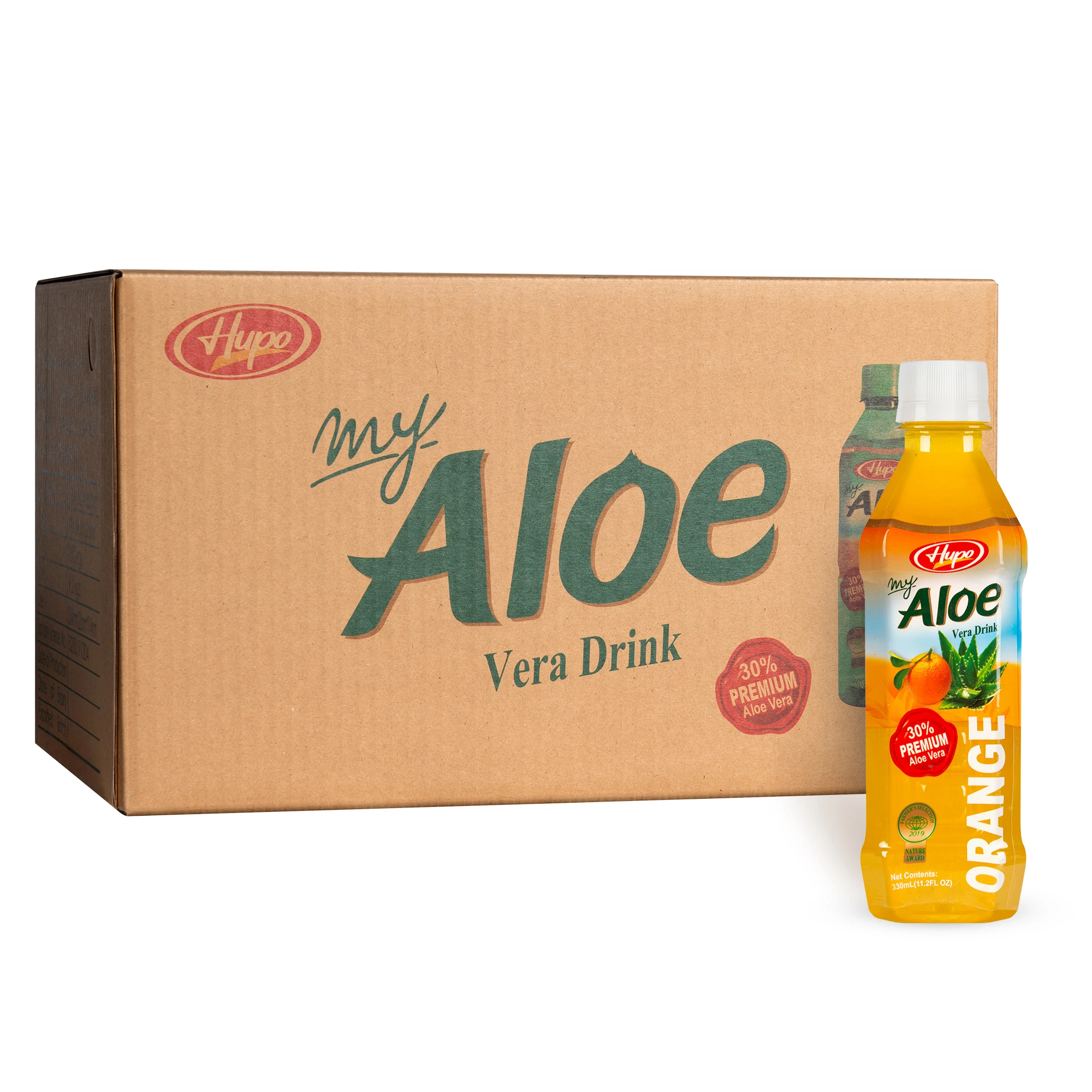 OEM Free Design  Vitamin C Aloe Beverage Manufacturer Aloe Vera Drink with Mango Flavor