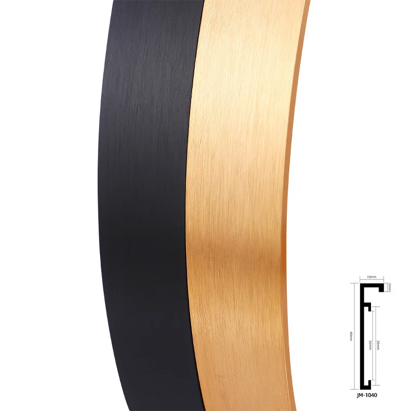 Оптовая Продажа с фабрики роскошные украшения для дома утолщенные черные зеркала ванной большие размеры полноразмерные арки эстетические декора комнаты