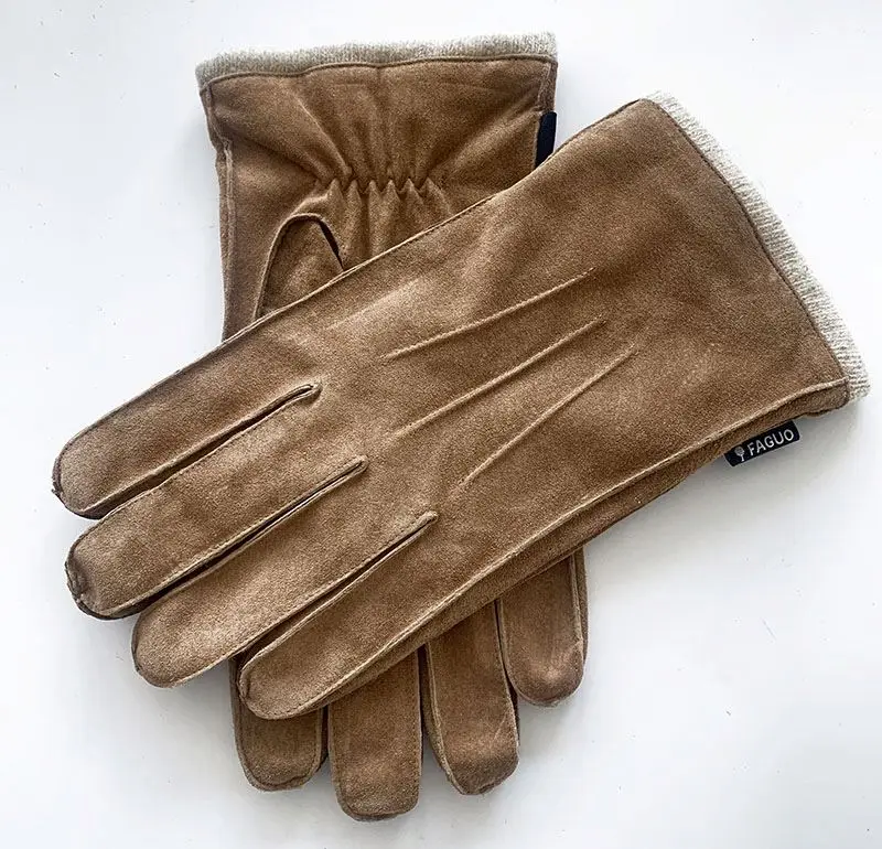 New arrival best prices fashion leather gloves Pakistan leather dress driving gloves with fleece lining black