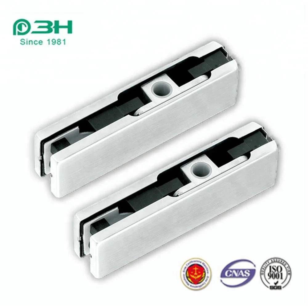 3H Factory Hot Sale High Qluality Stainless Steel 304 Glass Door Upper Patch Fittings Hinge for Bathroom Office Building