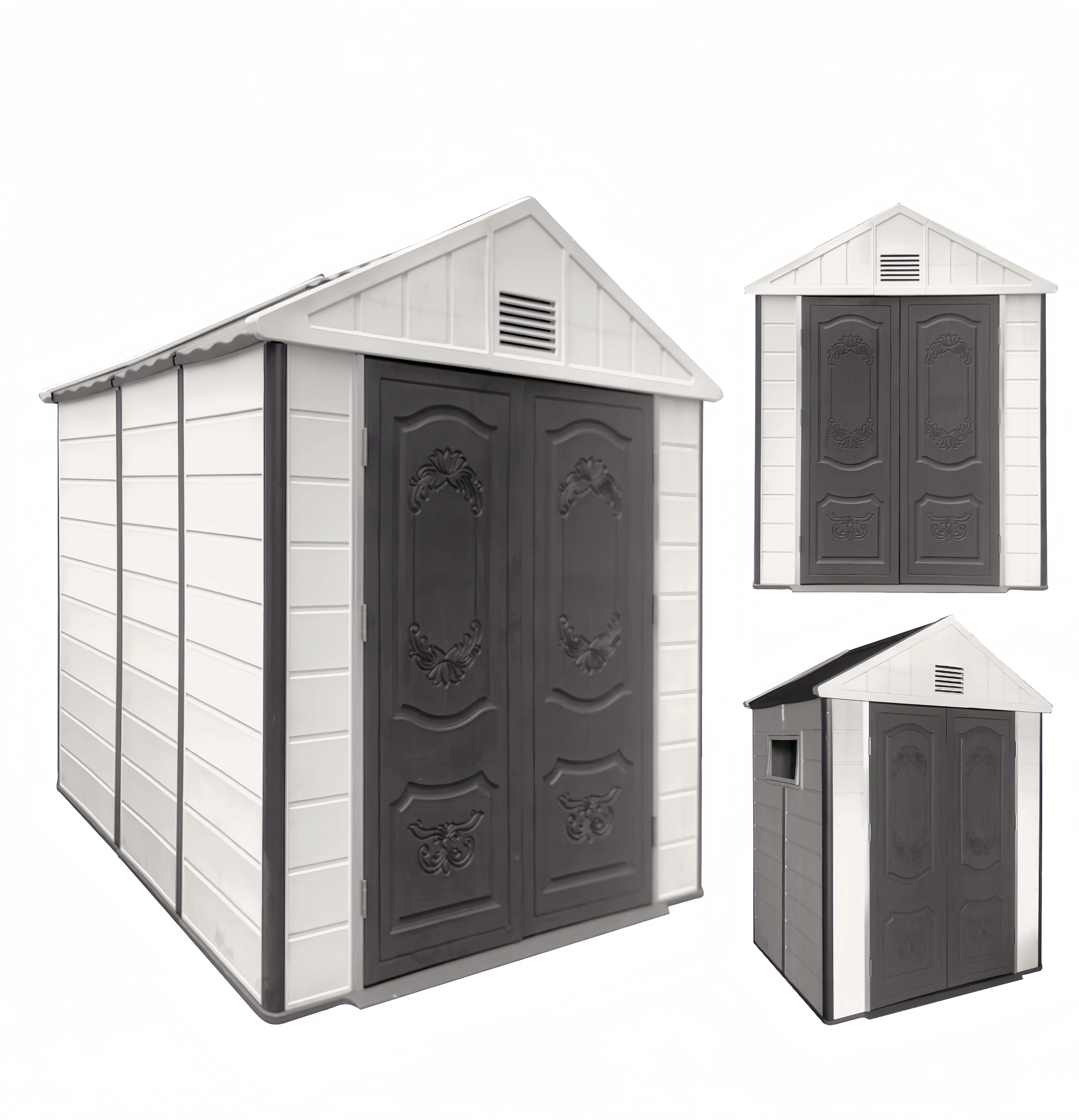 Lifetime Outdoor Industrial Sheds Garden Storages Shelter Building Proof Side Door Tool Sheds Resin Storage House Tuff Shed Kit