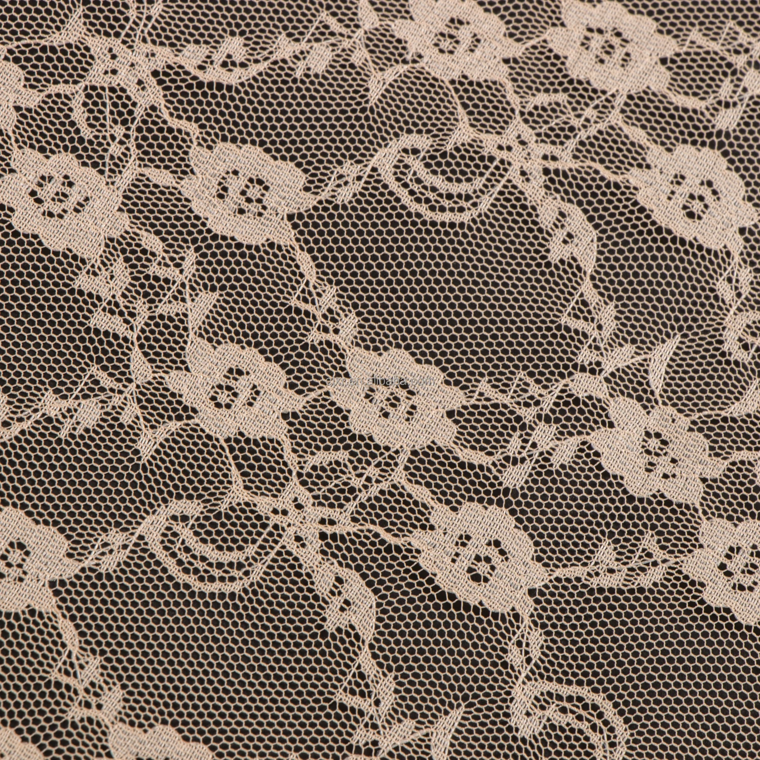 Excellent Quality Embroidered Flower Knitted Polyester 3d Hard Tulle Mesh