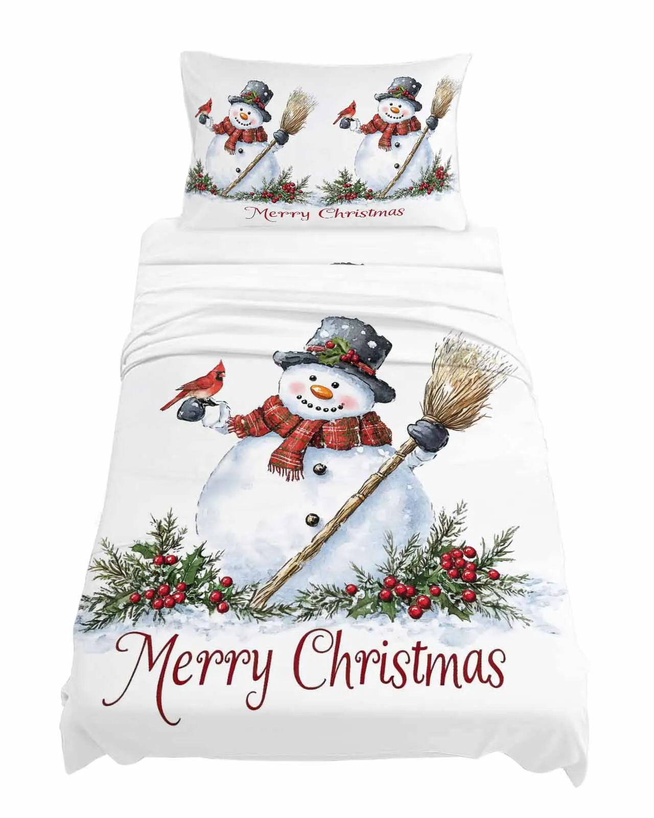 Custom Luxury Soft Polyester 1 Flat Sheet 1 Fitted Sheet 1 Pillowcases Bed Sheets for Queen Full Size Bed