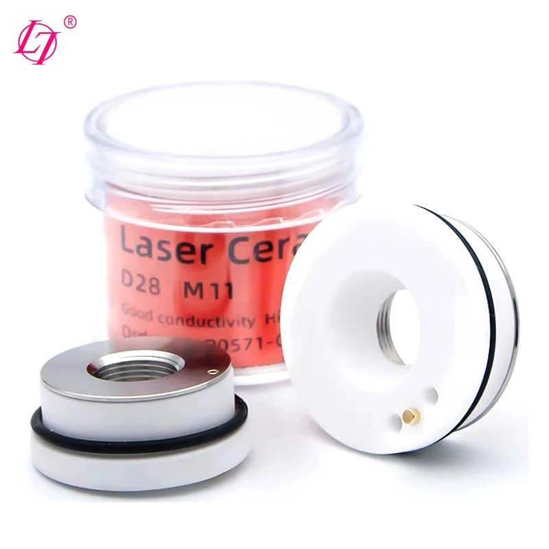 Laser ceramic body nozzles holder D32 D28 Precitec/WSX/Raytools cutting head for fiber laser cutting welding machine