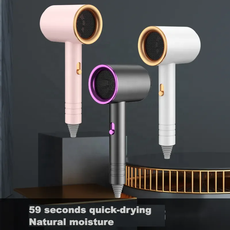 Hot Sell Salon Supersonics Hair Dryer Hairdryer Hair Wrap Styler Leafless Case For Beauty HD07 08 Hair Dryer