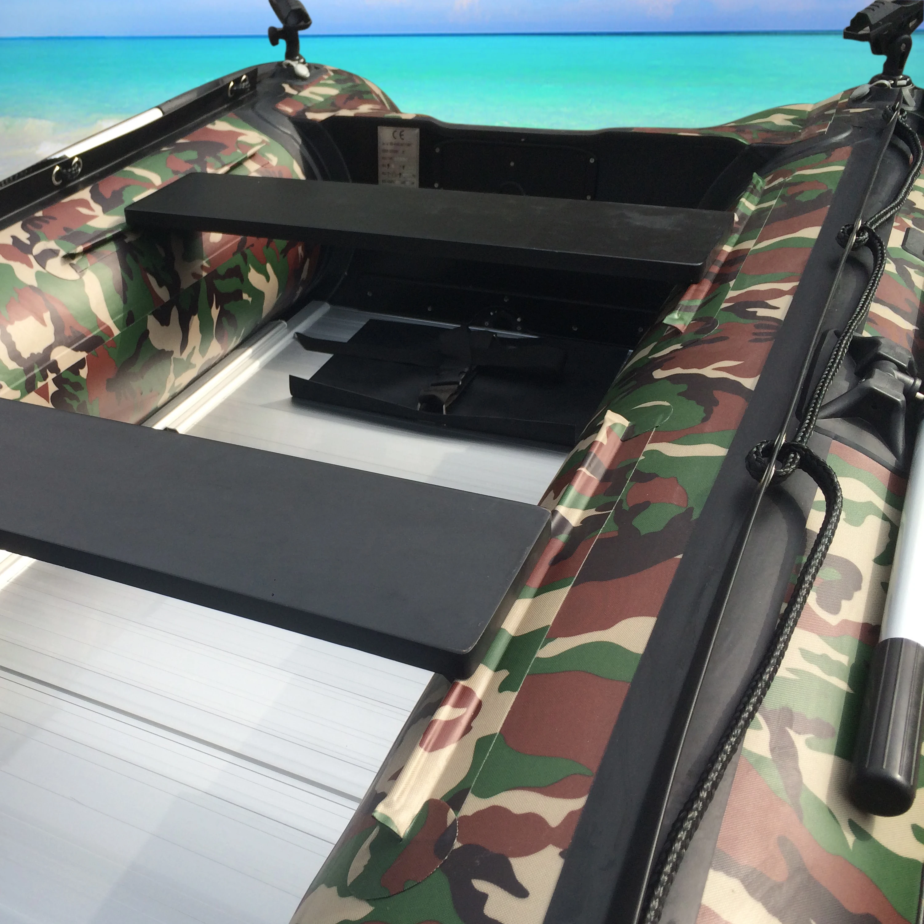 GTS 330 PVC Inflatable sport fishing boat camo small boats