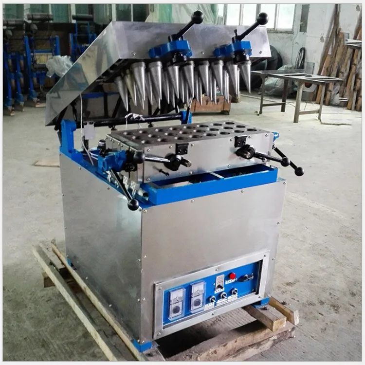 Wafer egg roll machine egg cone making machine for ice cream rolled sugar cone baking machine