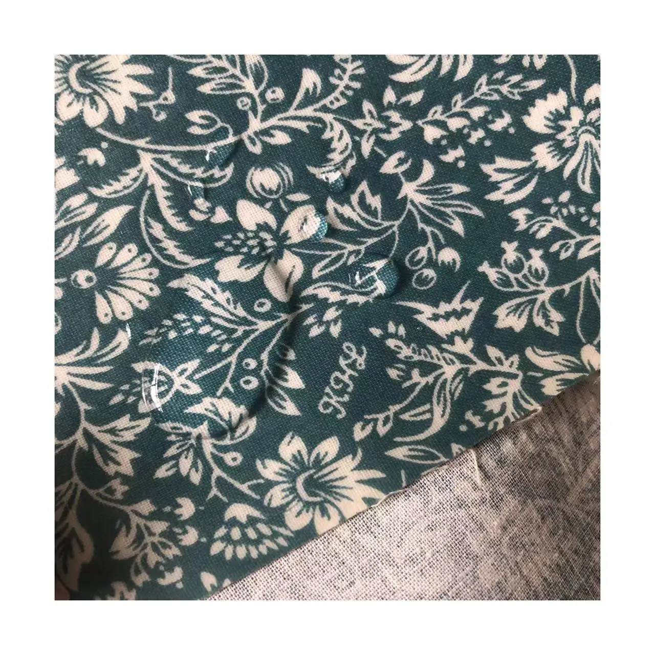 Customized print  waterproof 100% cotton fabric with TPE coated for tablecloth