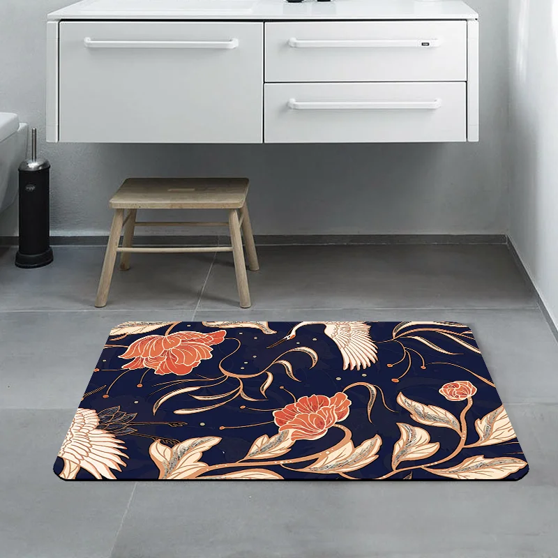 SHENGDE High Quality Cartoon China Sublimation Door Rubber Kitchen Carpet Cheap Price Roll Floor Mat Fluffy Large Rug For Hotel