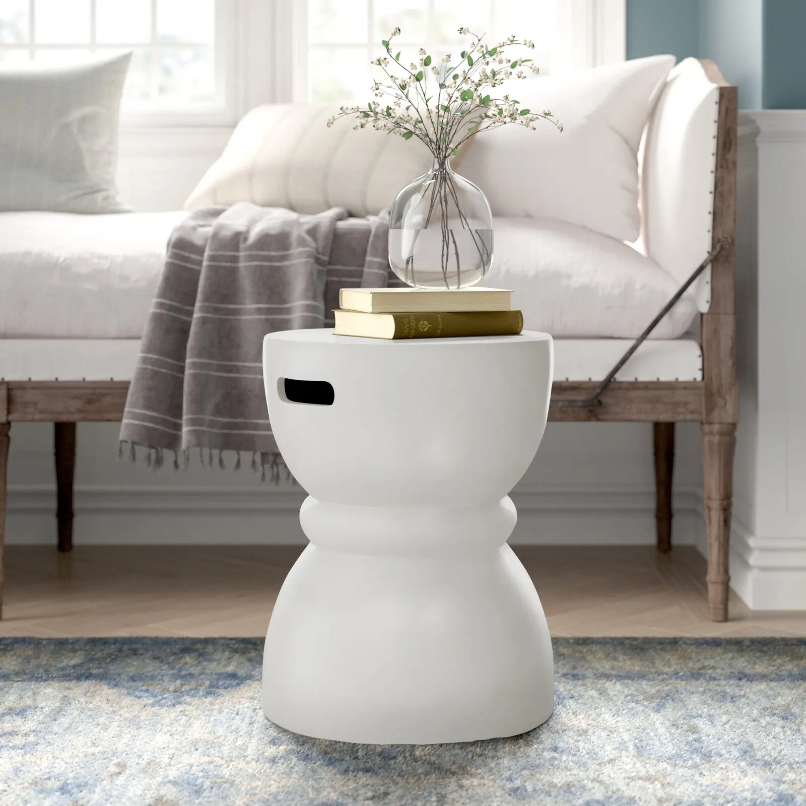 Designed For The Collector Eye Built In Handles Perfect For Indoor And Outdoor Use  End Table Side Table