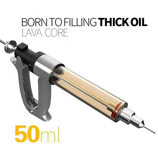 Semi-Automatic Cartridge filling gun cbd oil cartridge filling machine carts filler 25ml/50ml for 0.5ml 0.8ml 1.0ml cartridge