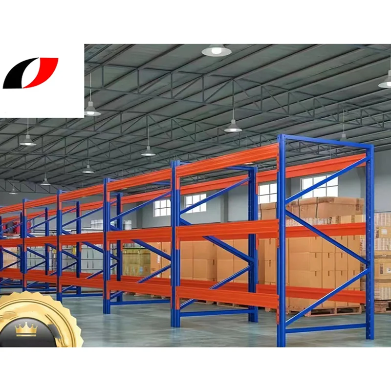 Warehouse rack heavy duty stacking racks & shelves Metal shelves with wheels