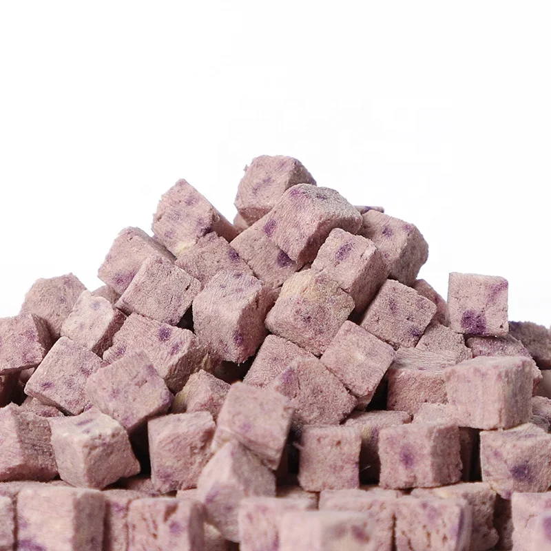Hunan peto OEM pet food freeze-dried snacks freeze-dried chicken purple potato pet food wholesale price high protein low fat
