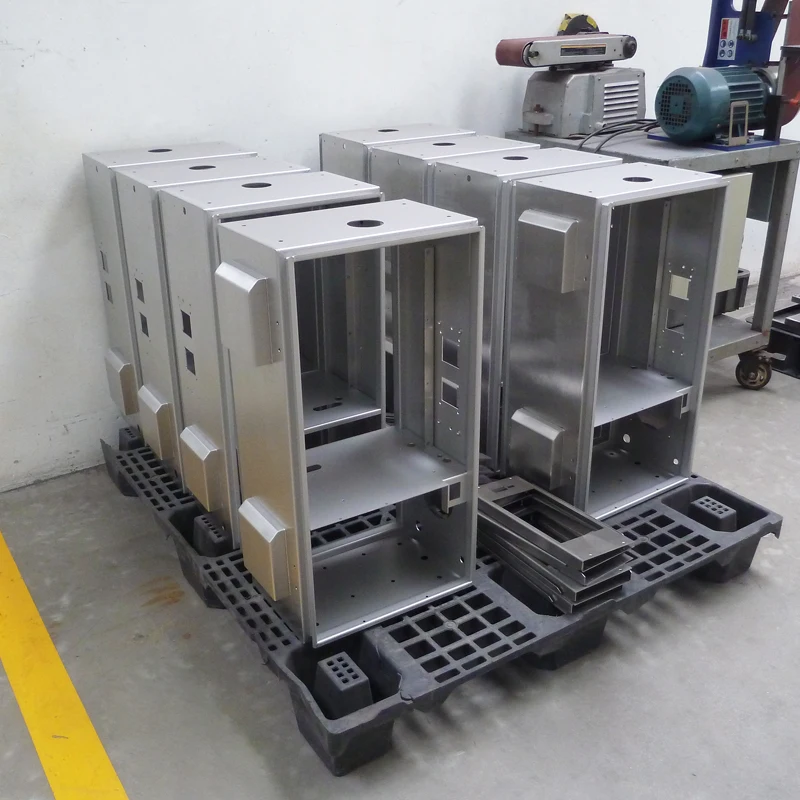 Custom box bending stamping works enclosure processing parts welding service stainless aluminium steel sheet metal fabrication
