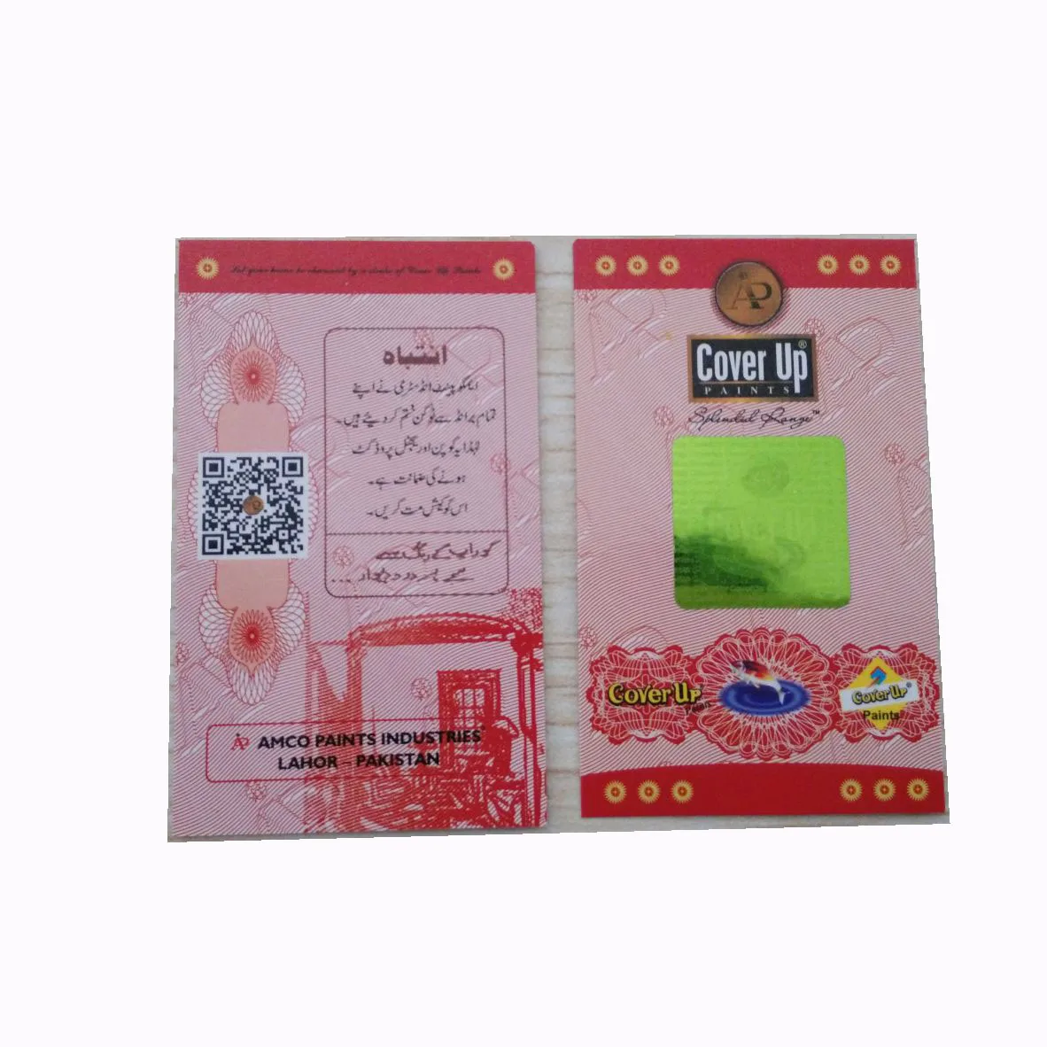 Custom Security Plastic Card Hot Stamping Hologram PVC