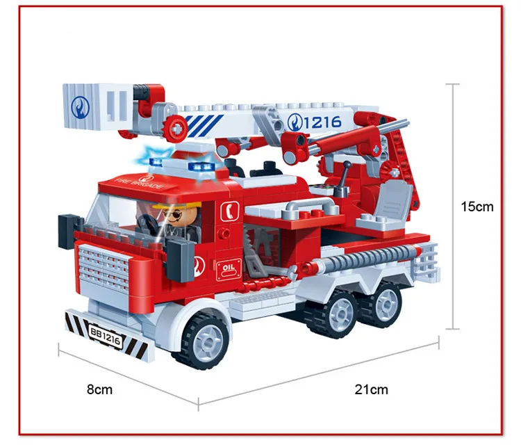 BanBao B8313 пожарная серия лестница 290 шт. строительные