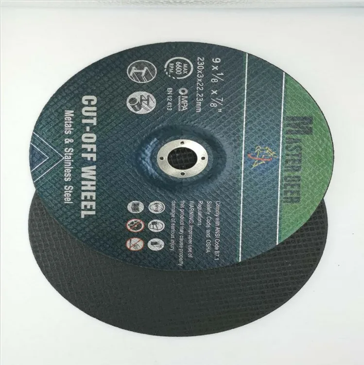 China Double Net Metal Abrasive Cutting Disc Stainless Steel Cutting Wheel