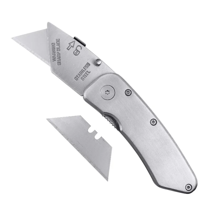 Factory Direct New Stainless Steel Folding Multifunctional Industrial Cutting Knife Customizable Combat Knife OEM Support