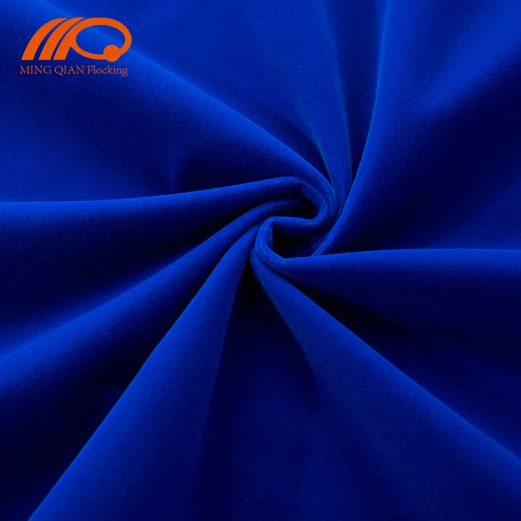 High Quality Hot Sales Rayon Cloth Based Long Pile Flocking Fabric for Jewelry Box Glasses Case Lining