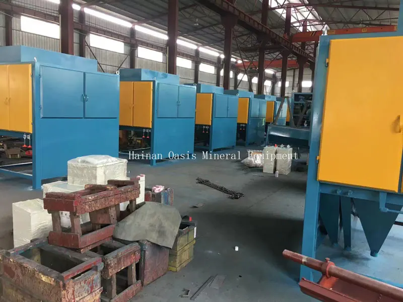 Double three Roller High Intensity Dry Roll Magnetic Separator for Monazite/Ilmenite High Intensity Magnetic Separation Machine