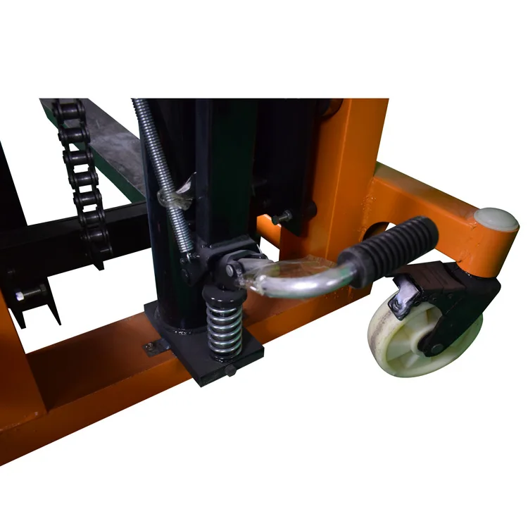 Manual hand operated forklift 2 Ton 2.5 M hydraulic hand stacker with motor