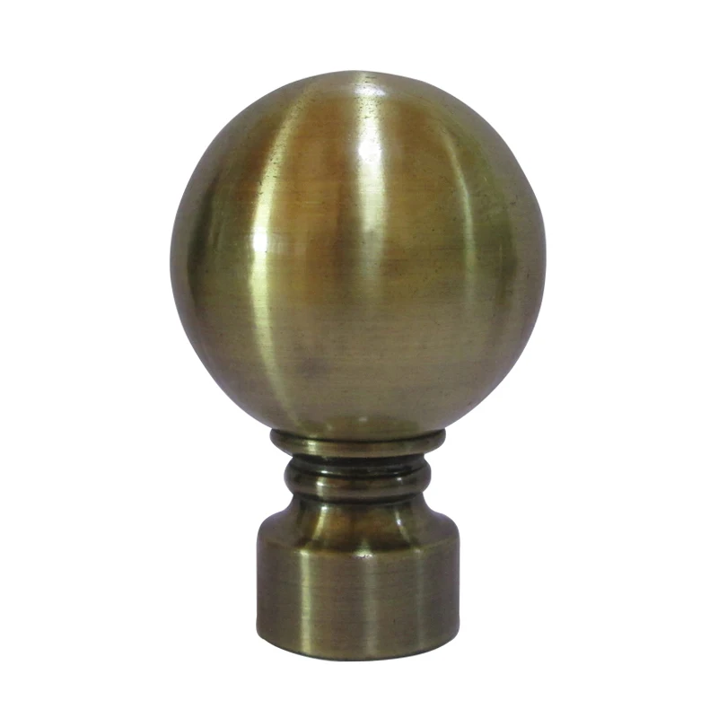 Antique lamp shape 28mm curtain finials