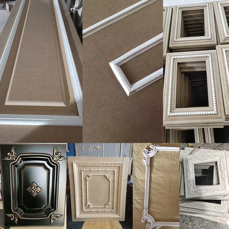 PVC Decorative frame moulding tirm for wall Easy to install Flexibility Decor material