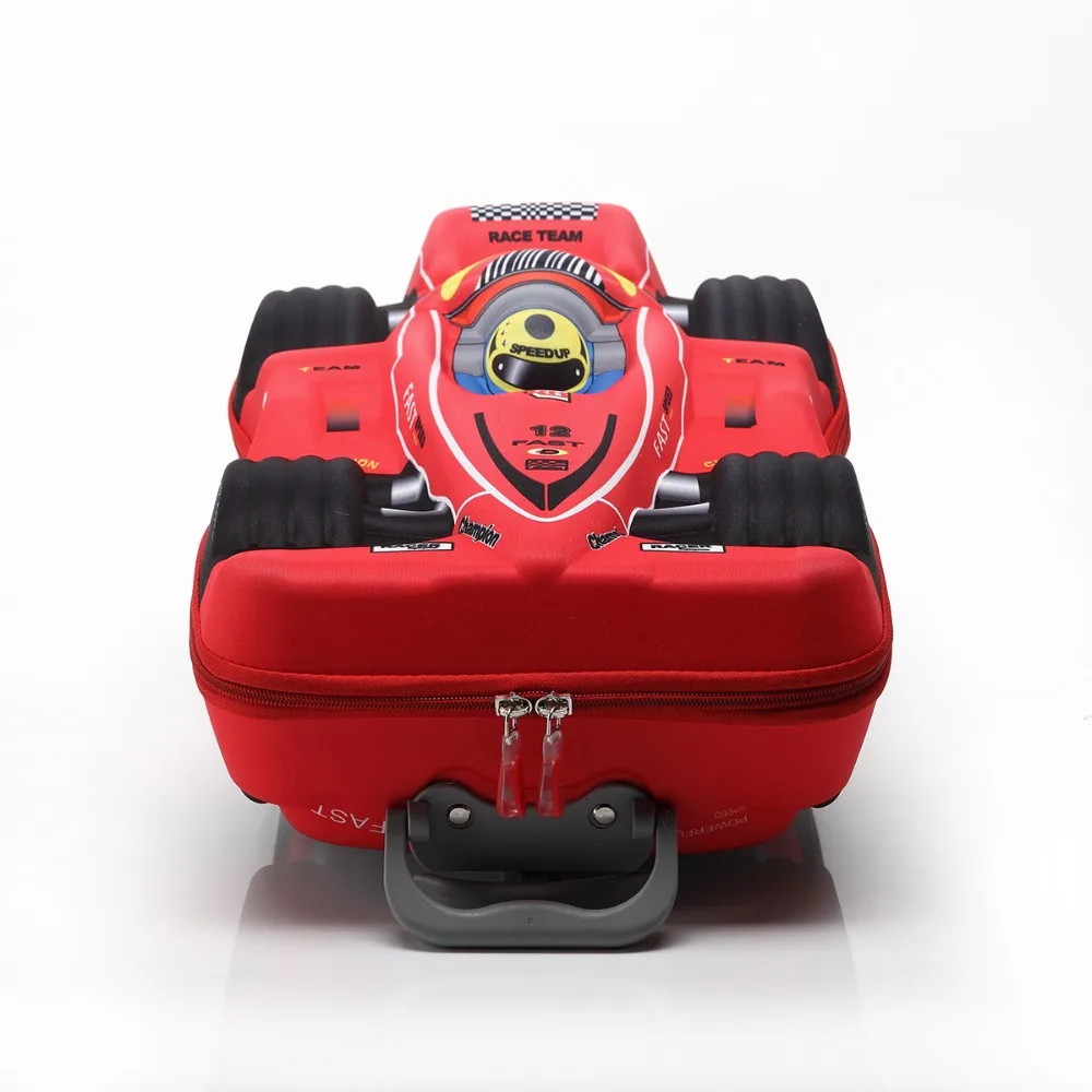 Kids cars Travel Luggage 3D stereo Climb stairs Pull rod box cartoon child pencil box children COOL school suitcase Boarding box