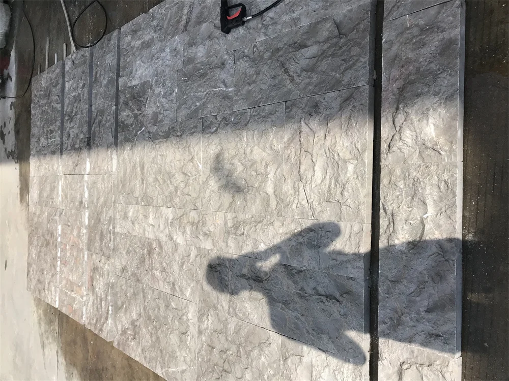 Hot Sale Cheap Natural White SandStone Exterior Mushroom Cut to Size Outside Inner Room BackGround Wall Clading Tiles