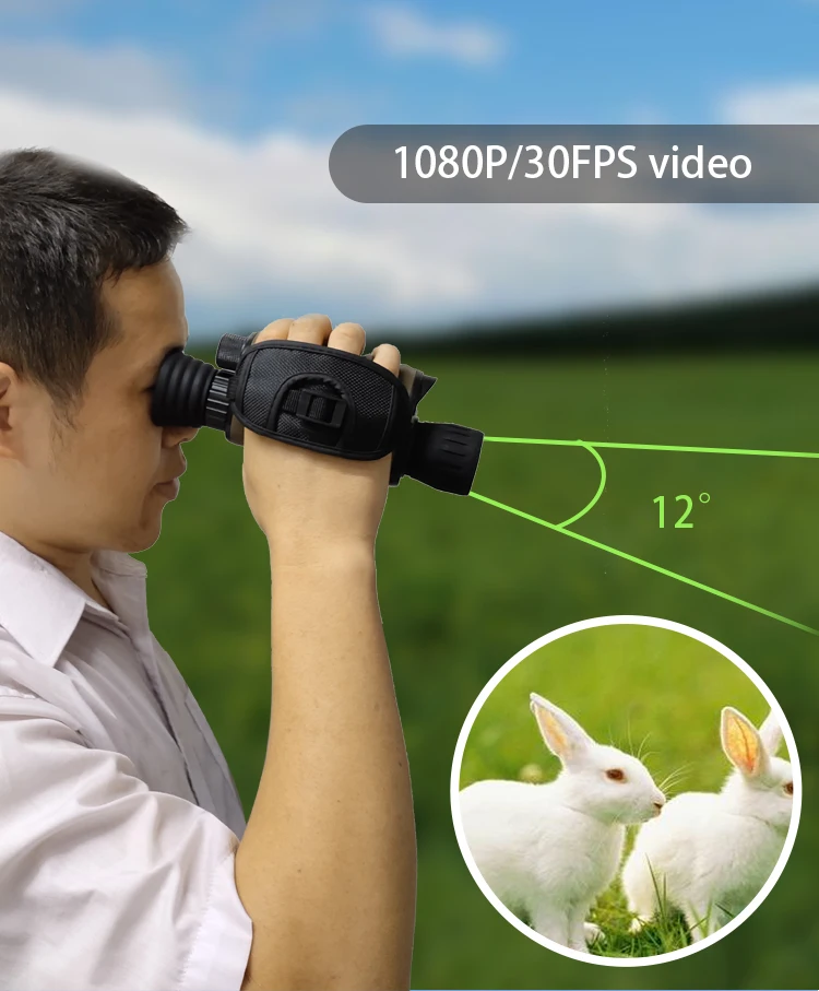 monocular  night vision spy gear for adults one hand full hight with camera IP54 waterproof