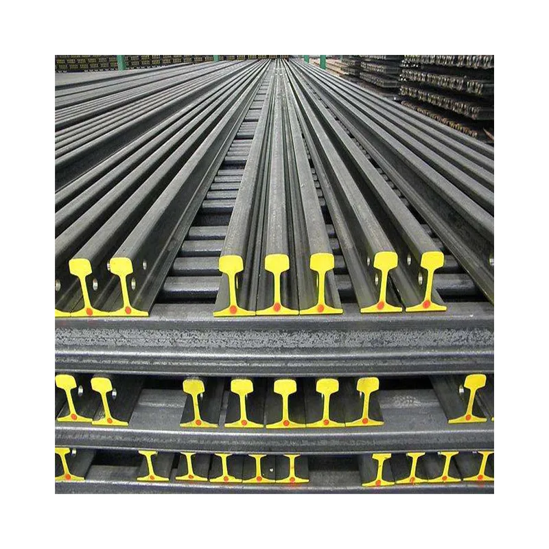 Китайские стальные рельсы P50, железнодорожные стальные рельсы Q235/55Q/U71Mn/75V/50Mn/45Mn